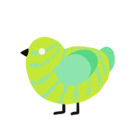 (unnamed), a lime and spring chicken with a bar pattern