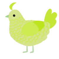 A lemon and lime chicken with a lace pattern