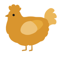 A orange and honey chicken
