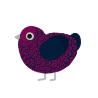 (unnamed), a wine and tumblr chicken with a double-lace pattern