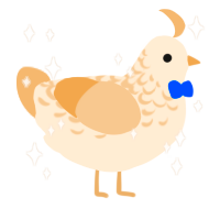 A cream and beige chicken with a half-lace pattern