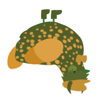 A olive and orange chicken with a speckle pattern