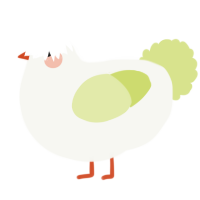 A white and lemon chicken