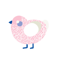 (unnamed), a rose and white chicken with a double-lace pattern