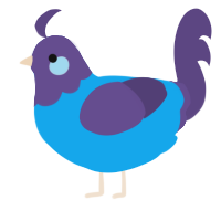 A sky and overcast chicken with a head pattern