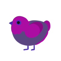 (unnamed), a overcast and plum chicken with a head pattern