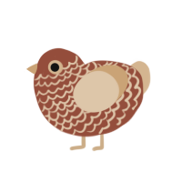 (unnamed), a russet and beige chicken with a lace pattern