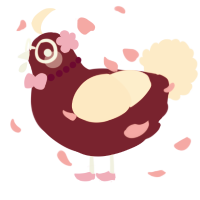 A mint and tumblr chicken