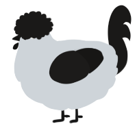 A mist and sable chicken