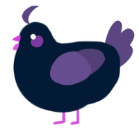 A tumblr and overcast chicken