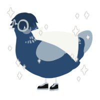 A beige and bark chicken with a neck-band pattern