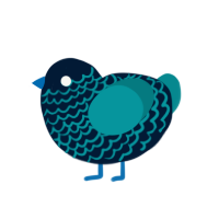 Chrom Fire Emblem, a tumblr and teal chicken with a lace pattern