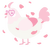 A white and rose chicken with a head pattern