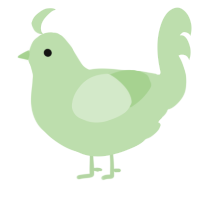 A gluppy chicken