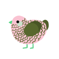 (unnamed), a rose and olive chicken with a lace pattern