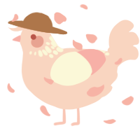 A rose chicken with a neck-speckle pattern