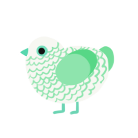 (unnamed), a white and spring chicken with a lace pattern