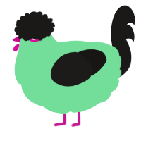 A spring and sable chicken