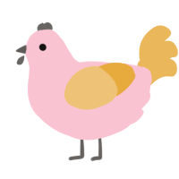 A rose and honey chicken