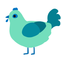 Ocean, a mint and sea chicken