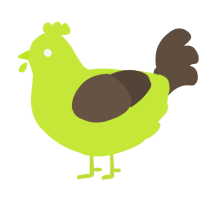 A lime and bark chicken