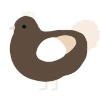 A bark and cream chicken