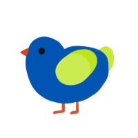 (unnamed), a ultramarine and lime chicken