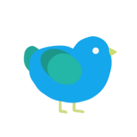 Aeaea, a sky and turquoise chicken