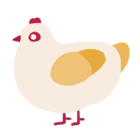 A cream and honey chicken