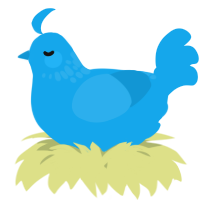 A sky chicken with a neck-speckle pattern