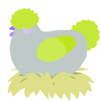 A silver and lime chicken