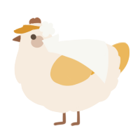 A cream and honey chicken