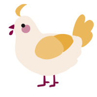 A cream and honey chicken