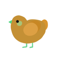 (unnamed), a gold and orange chicken