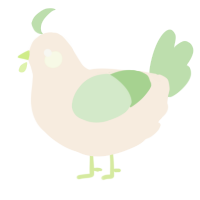 A cream and gluppy chicken