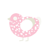 (unnamed), a rose and mist chicken with a speckle pattern