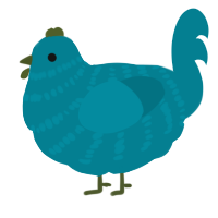 A sea chicken with a bar pattern