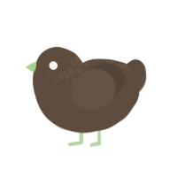 (unnamed), a bark chicken with a neck-speckle pattern