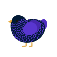 Even Closer, a tumblr and indigo chicken with a lace pattern