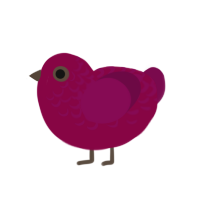 (unnamed), a maroon and wine chicken with a half-lace pattern