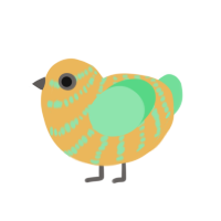 (unnamed), a honey and spring chicken with a bar pattern