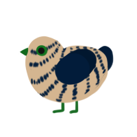 (unnamed), a beige and tumblr chicken with a bar pattern