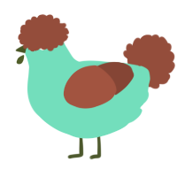 A mint and russet chicken