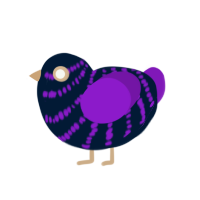 (unnamed), a tumblr and violet chicken with a bar pattern