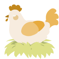 A cream and honey chicken