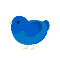 (unnamed), a sapphire and ultramarine chicken with a head pattern