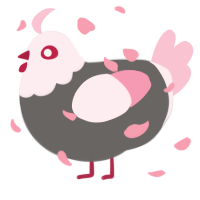 A grey and rose chicken with a head pattern