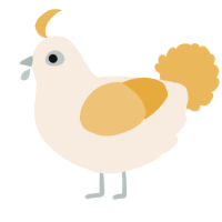 A cream and honey chicken