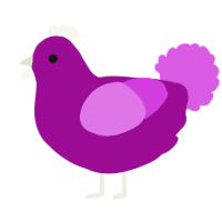A plum and orchid chicken