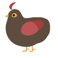 A bark and red chicken